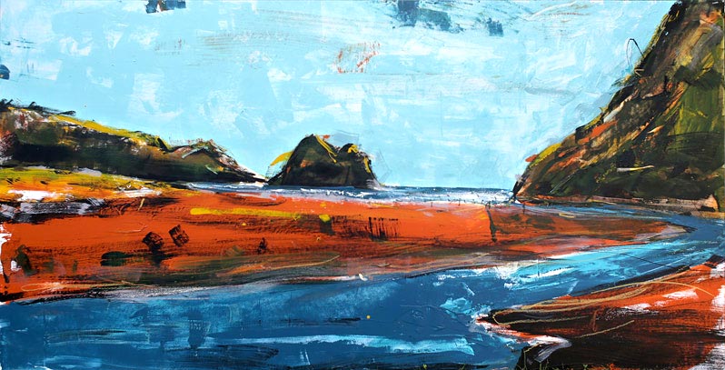Christian Nicolson nz abstract landscape artist